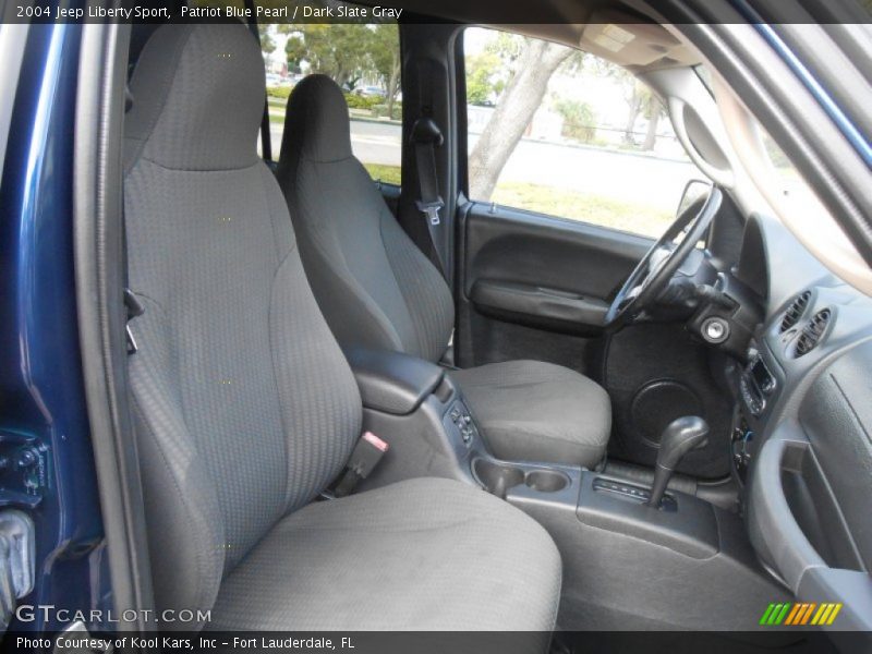 Patriot Blue Pearl / Dark Slate Gray 2004 Jeep Liberty Sport