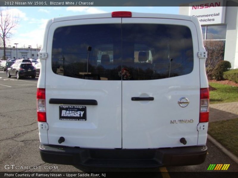 Blizzard White / Charcoal 2012 Nissan NV 1500 S