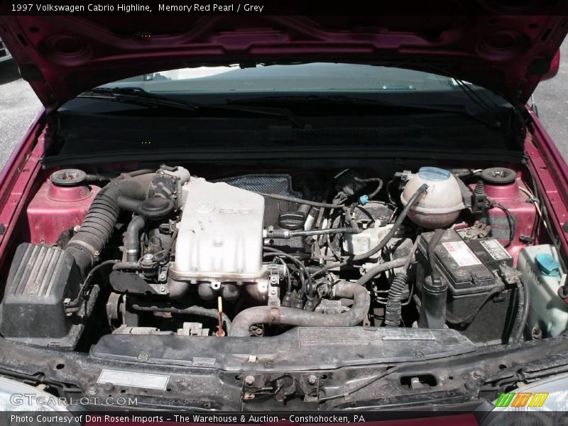 Memory Red Pearl / Grey 1997 Volkswagen Cabrio Highline