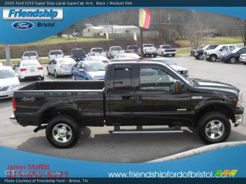 Black / Medium Flint 2005 Ford F250 Super Duty Lariat SuperCab 4x4