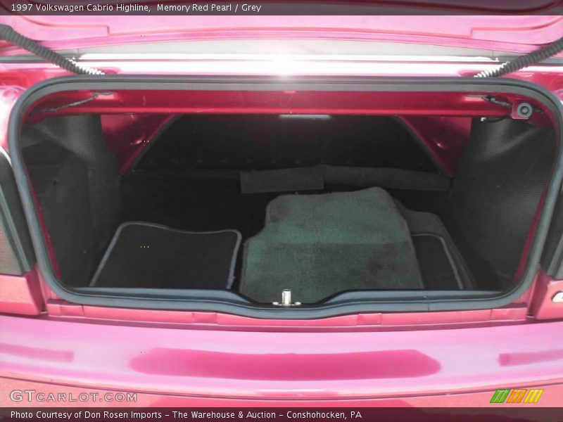 Memory Red Pearl / Grey 1997 Volkswagen Cabrio Highline