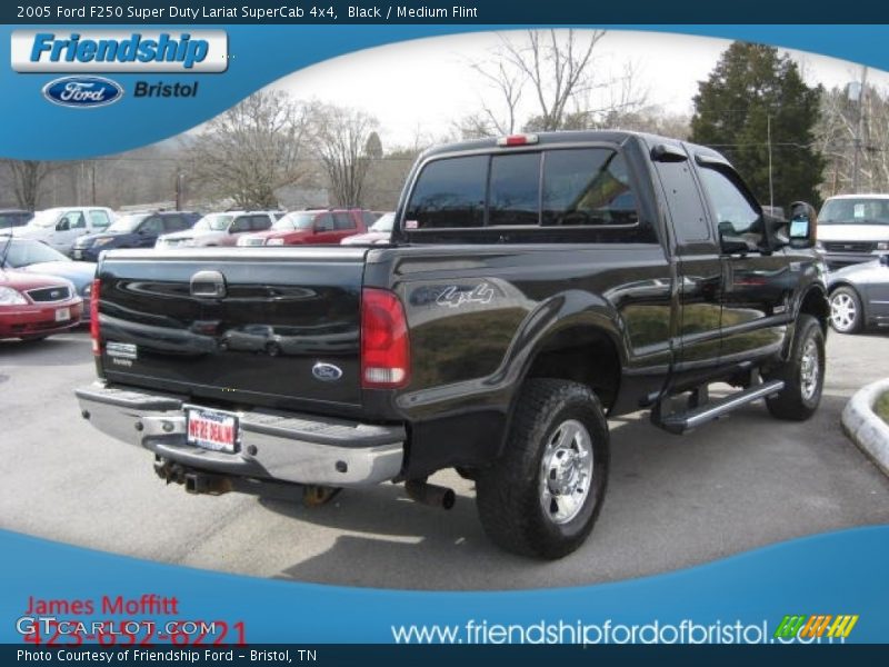 Black / Medium Flint 2005 Ford F250 Super Duty Lariat SuperCab 4x4