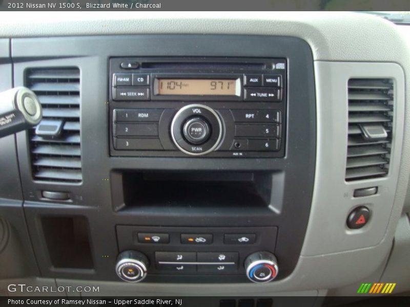 Blizzard White / Charcoal 2012 Nissan NV 1500 S