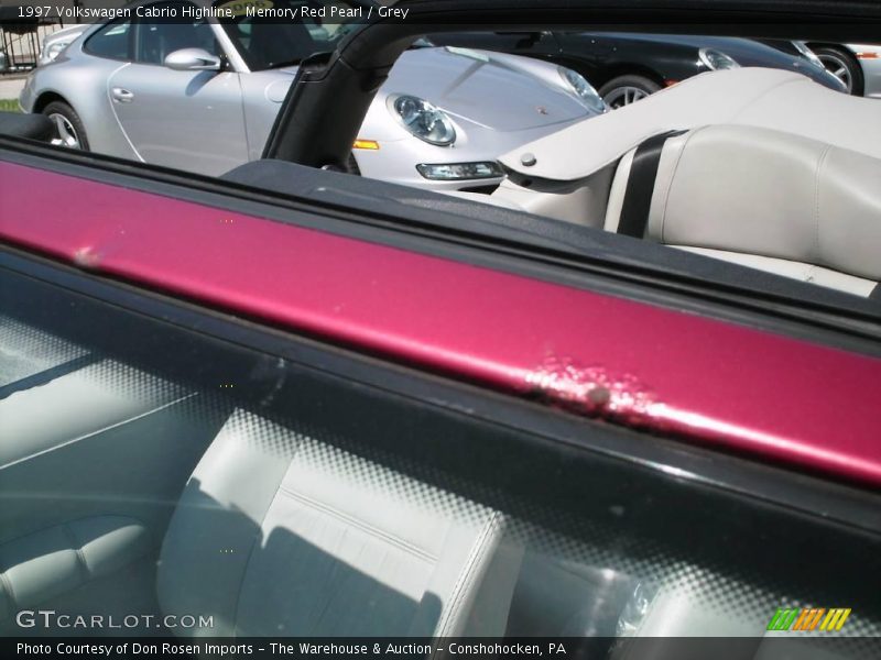 Memory Red Pearl / Grey 1997 Volkswagen Cabrio Highline
