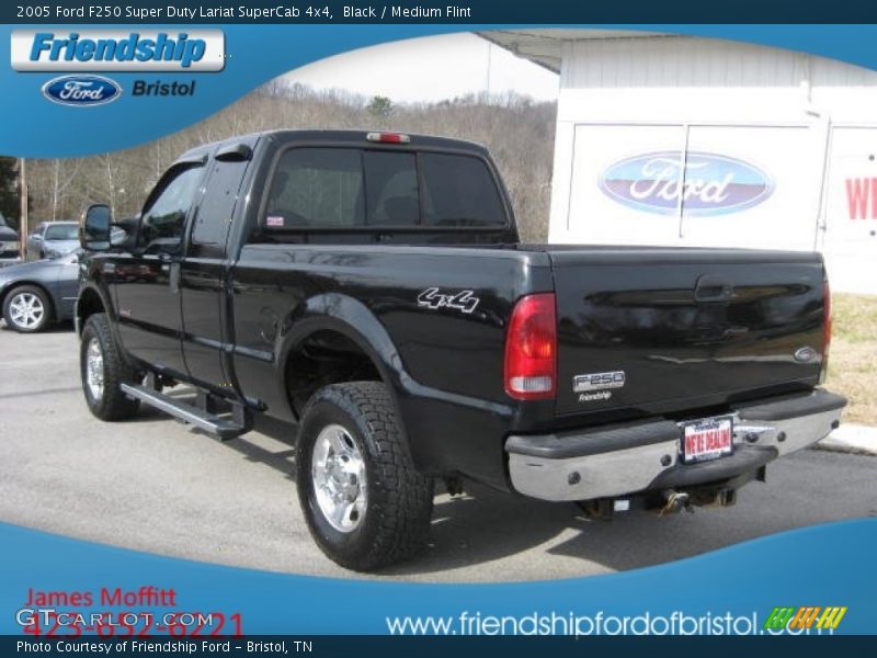 Black / Medium Flint 2005 Ford F250 Super Duty Lariat SuperCab 4x4