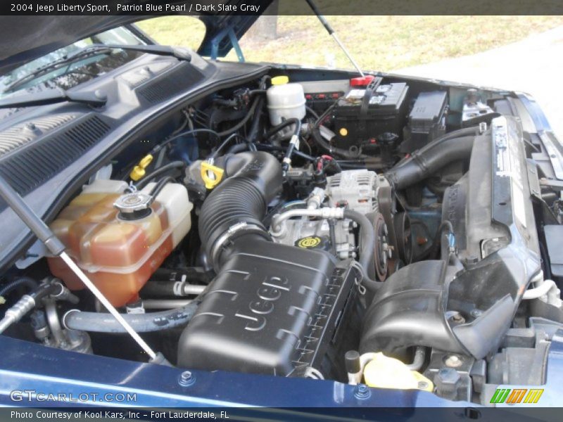 Patriot Blue Pearl / Dark Slate Gray 2004 Jeep Liberty Sport