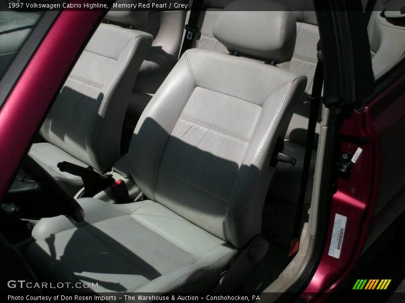 Memory Red Pearl / Grey 1997 Volkswagen Cabrio Highline