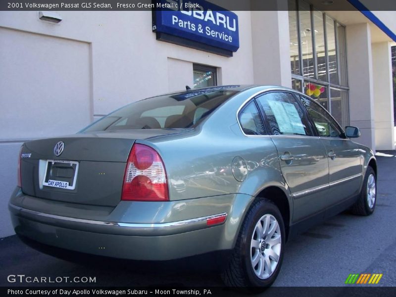 Fresco Green Metallic / Black 2001 Volkswagen Passat GLS Sedan