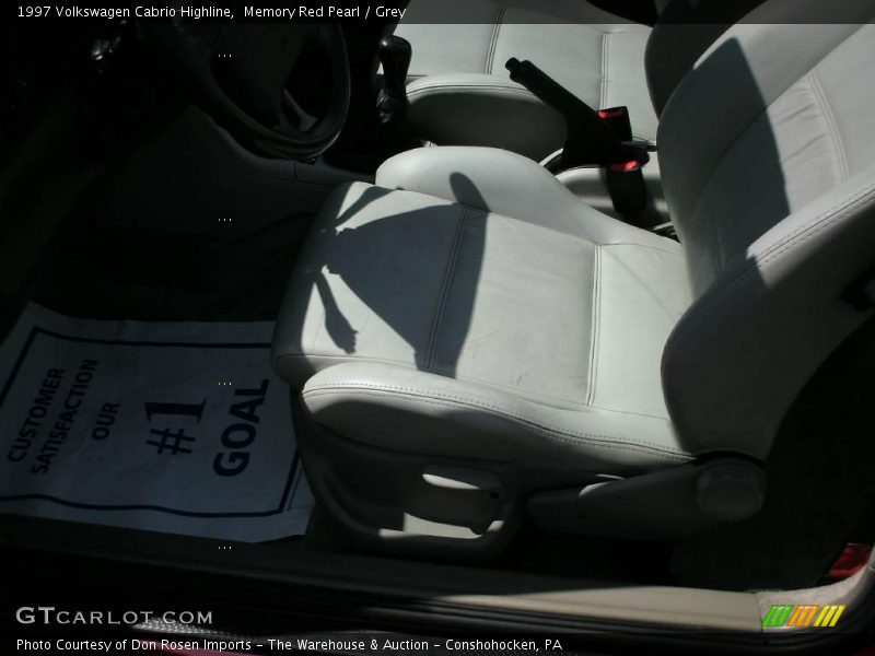 Memory Red Pearl / Grey 1997 Volkswagen Cabrio Highline