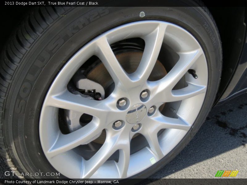 True Blue Pearl Coat / Black 2013 Dodge Dart SXT