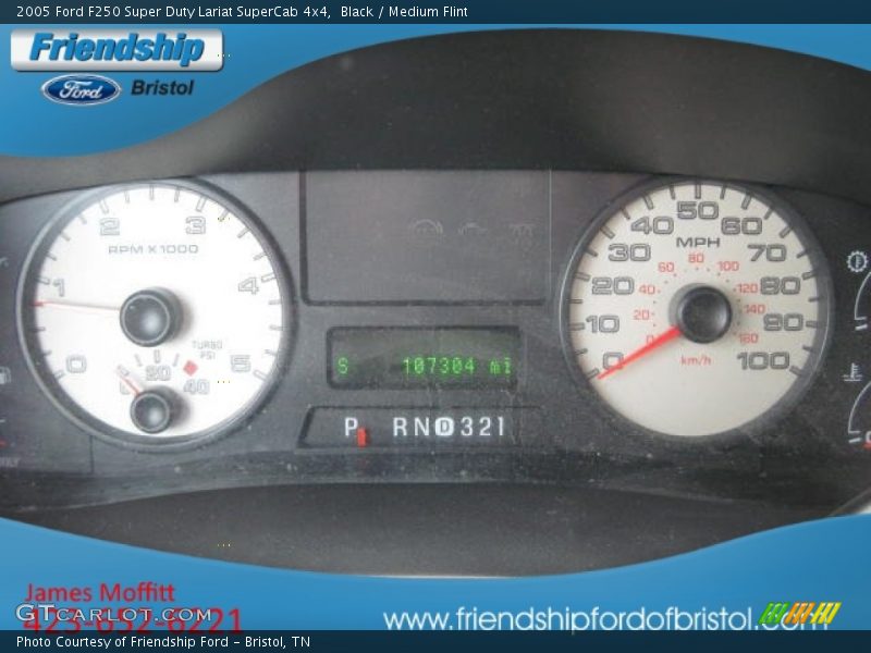 Black / Medium Flint 2005 Ford F250 Super Duty Lariat SuperCab 4x4