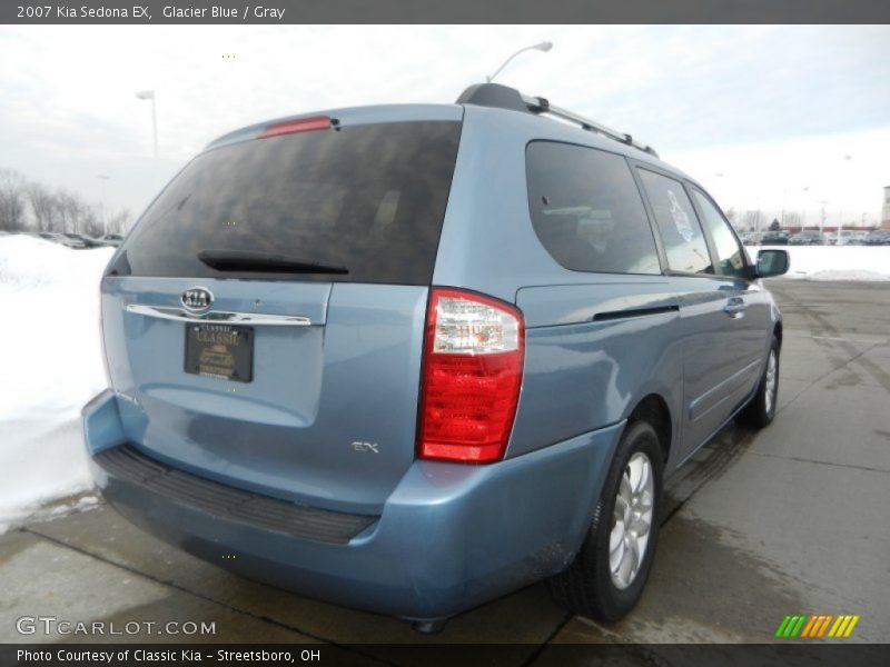 Glacier Blue / Gray 2007 Kia Sedona EX