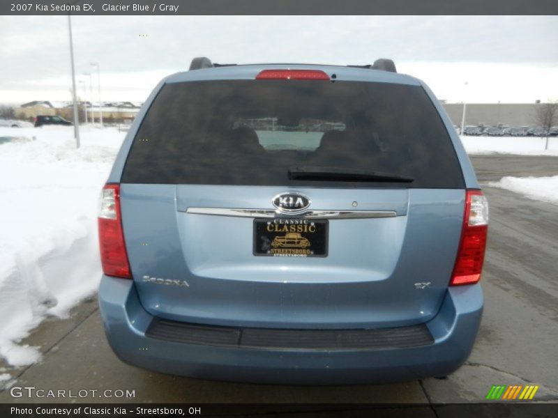 Glacier Blue / Gray 2007 Kia Sedona EX