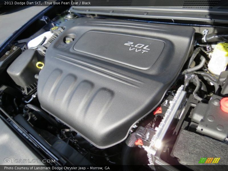 True Blue Pearl Coat / Black 2013 Dodge Dart SXT