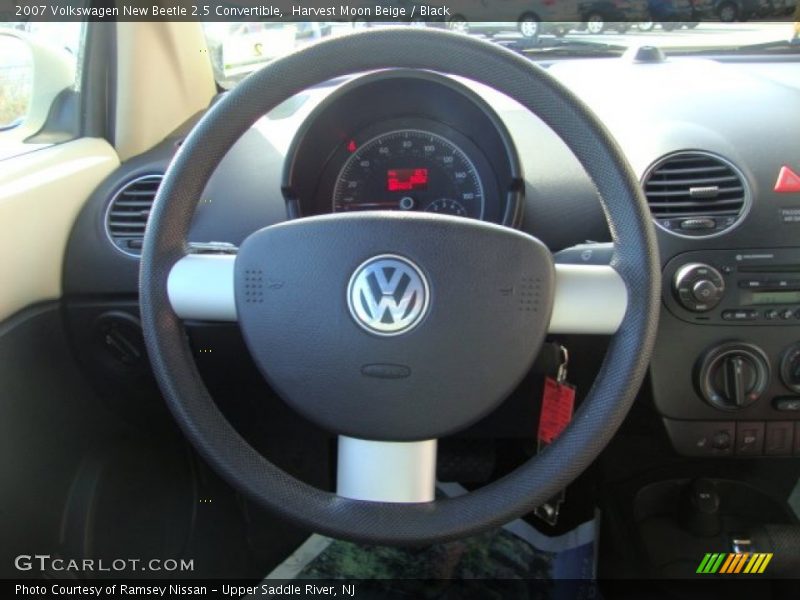 Harvest Moon Beige / Black 2007 Volkswagen New Beetle 2.5 Convertible