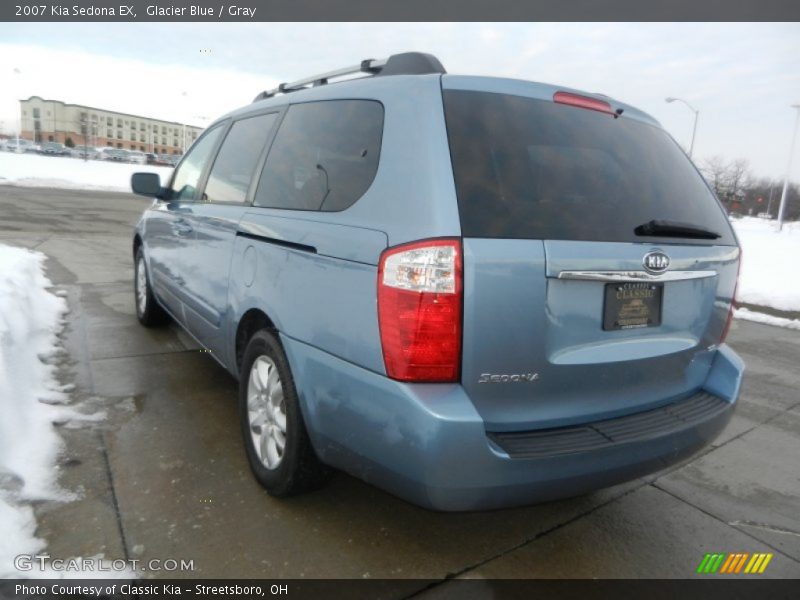 Glacier Blue / Gray 2007 Kia Sedona EX