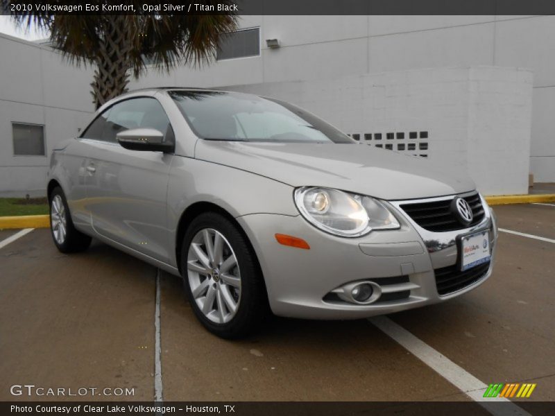Opal Silver / Titan Black 2010 Volkswagen Eos Komfort