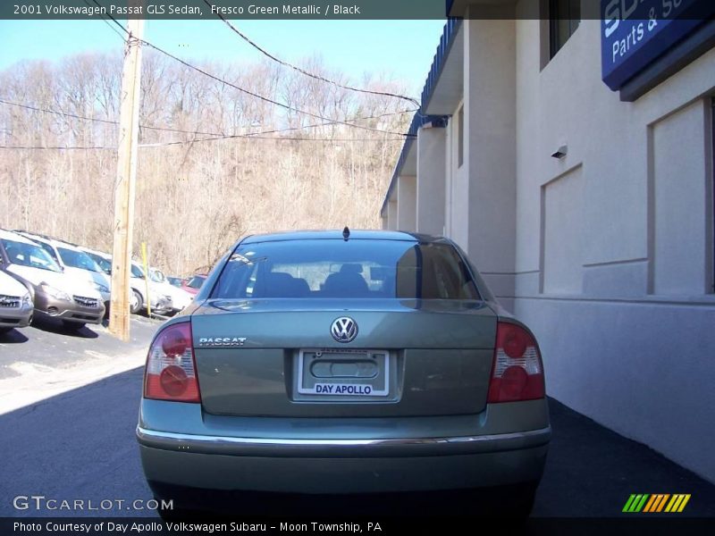 Fresco Green Metallic / Black 2001 Volkswagen Passat GLS Sedan