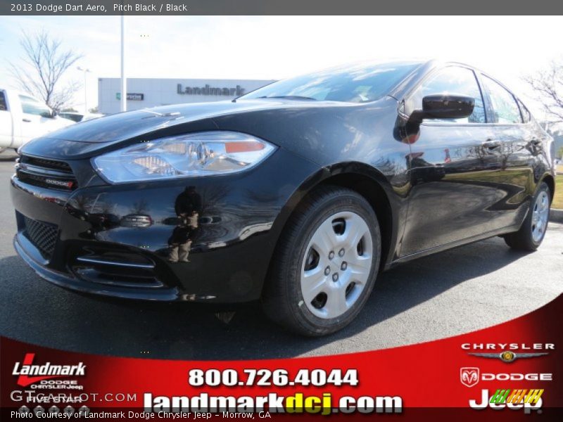 Pitch Black / Black 2013 Dodge Dart Aero