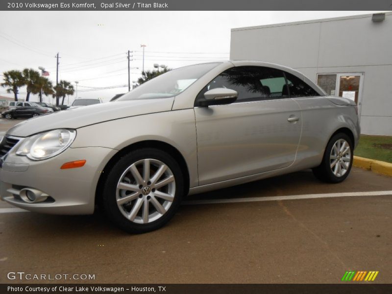 Opal Silver / Titan Black 2010 Volkswagen Eos Komfort
