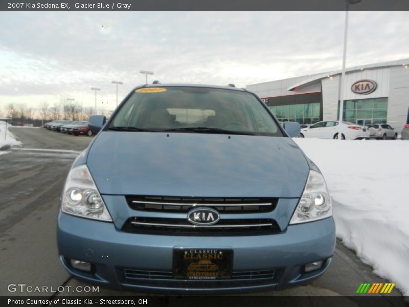 Glacier Blue / Gray 2007 Kia Sedona EX