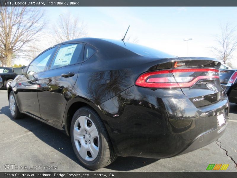 Pitch Black / Black 2013 Dodge Dart Aero