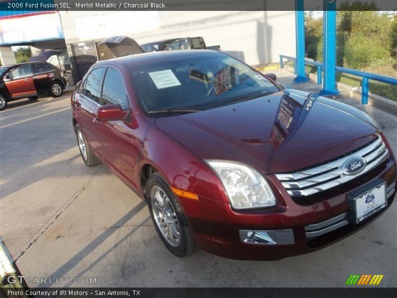 Merlot Metallic / Charcoal Black 2006 Ford Fusion SEL