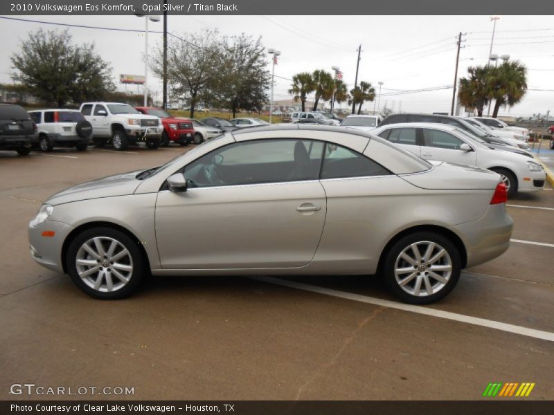 Opal Silver / Titan Black 2010 Volkswagen Eos Komfort