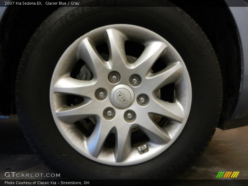 Glacier Blue / Gray 2007 Kia Sedona EX