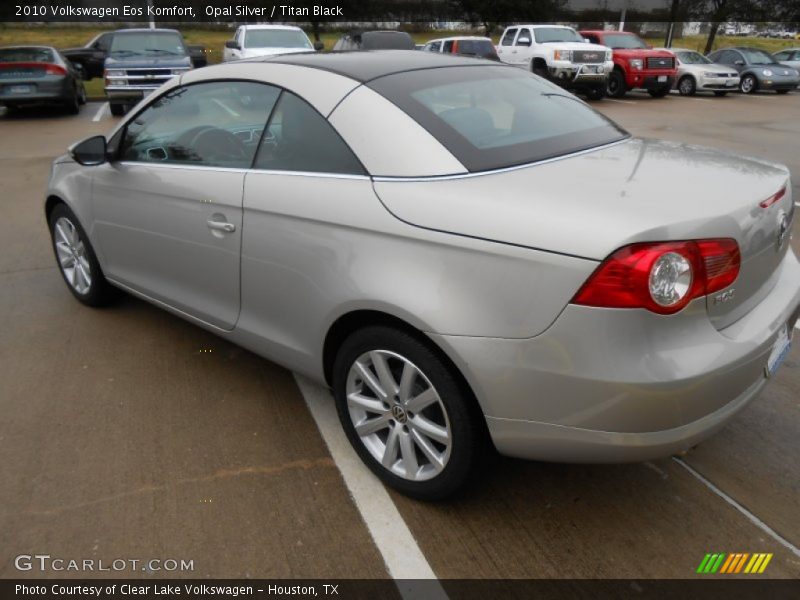 Opal Silver / Titan Black 2010 Volkswagen Eos Komfort