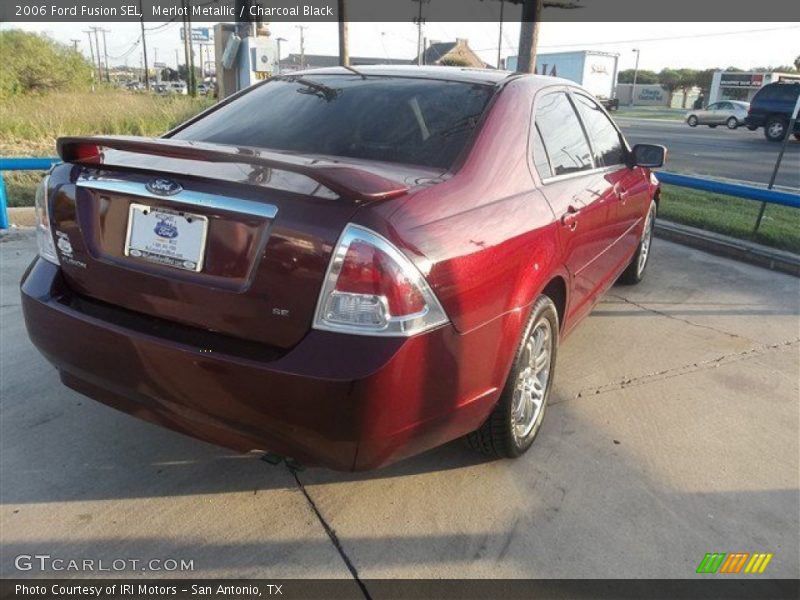 Merlot Metallic / Charcoal Black 2006 Ford Fusion SEL