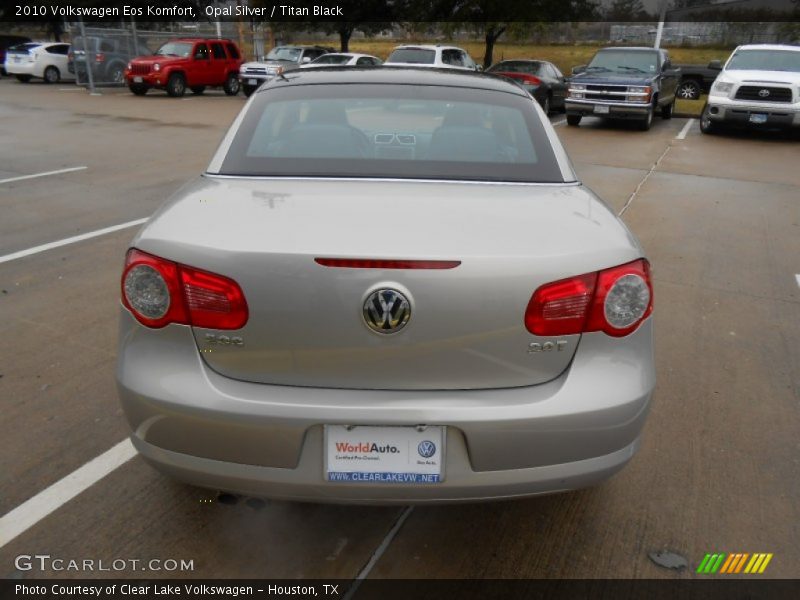 Opal Silver / Titan Black 2010 Volkswagen Eos Komfort
