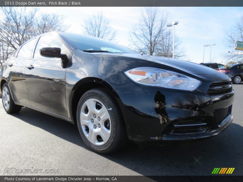 Pitch Black / Black 2013 Dodge Dart Aero