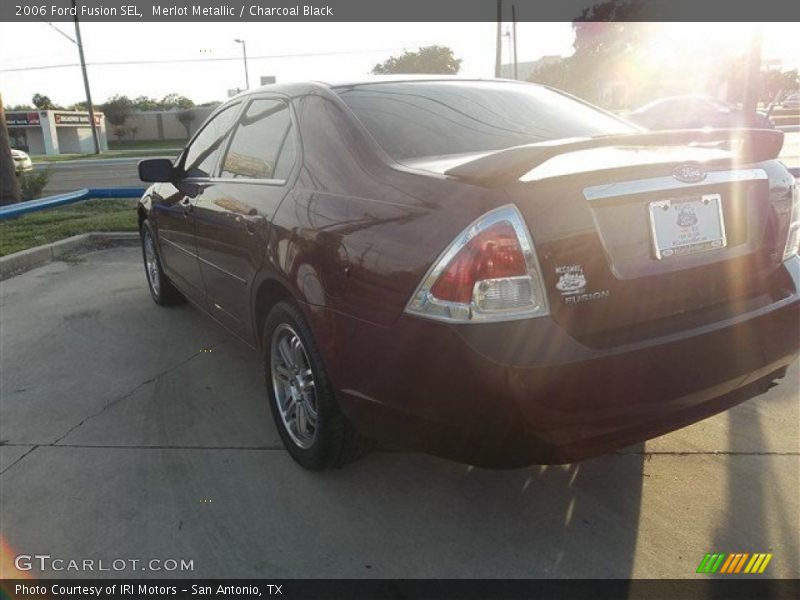 Merlot Metallic / Charcoal Black 2006 Ford Fusion SEL