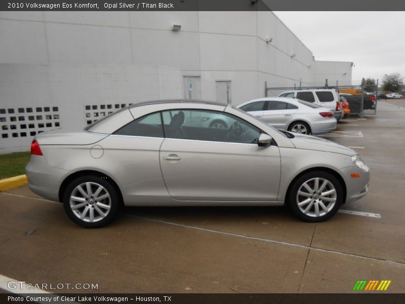 Opal Silver / Titan Black 2010 Volkswagen Eos Komfort