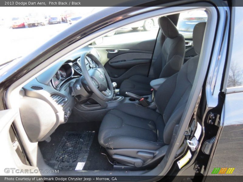 Pitch Black / Black 2013 Dodge Dart Aero