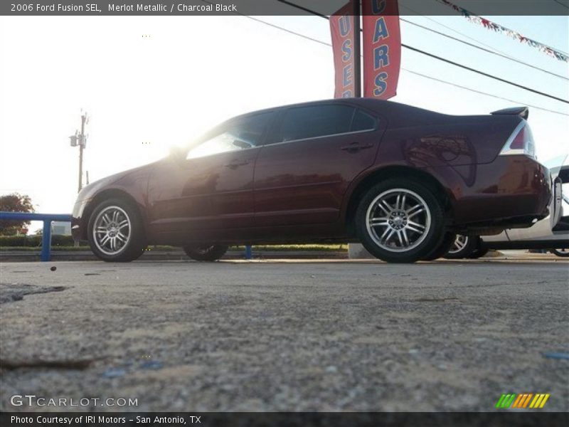 Merlot Metallic / Charcoal Black 2006 Ford Fusion SEL