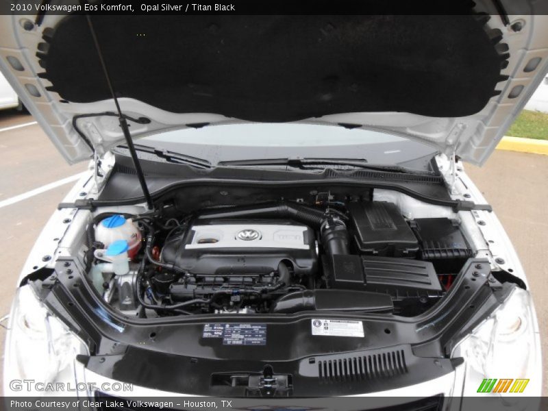Opal Silver / Titan Black 2010 Volkswagen Eos Komfort