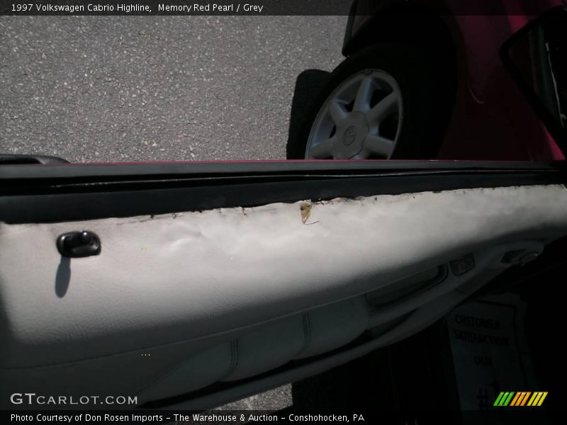 Memory Red Pearl / Grey 1997 Volkswagen Cabrio Highline