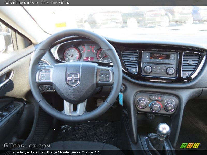 Pitch Black / Black 2013 Dodge Dart Aero