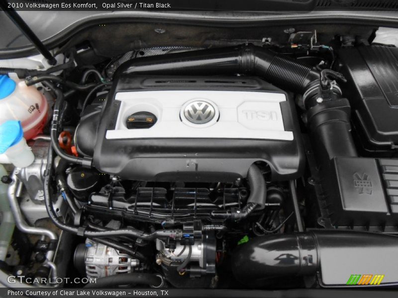Opal Silver / Titan Black 2010 Volkswagen Eos Komfort