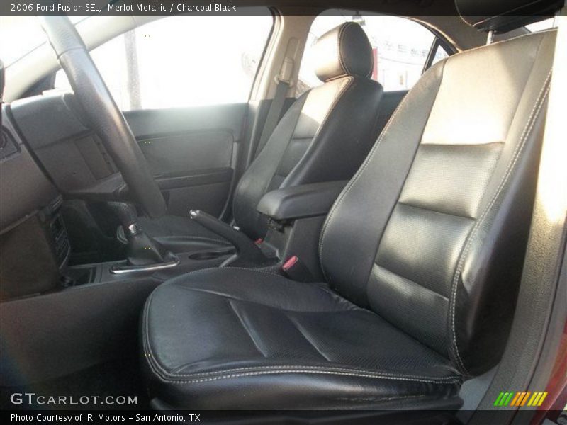Merlot Metallic / Charcoal Black 2006 Ford Fusion SEL