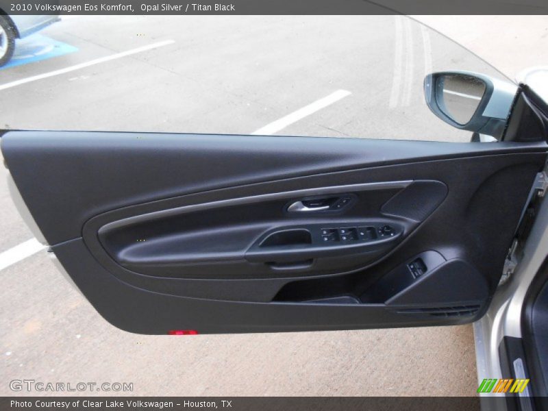 Opal Silver / Titan Black 2010 Volkswagen Eos Komfort