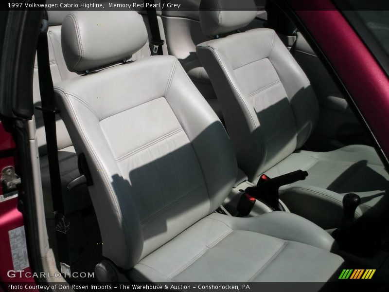 Memory Red Pearl / Grey 1997 Volkswagen Cabrio Highline