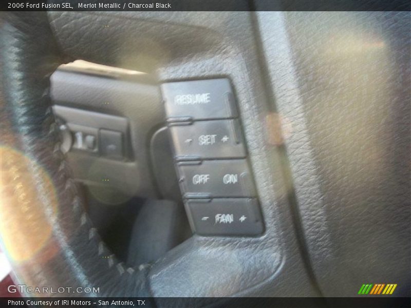 Merlot Metallic / Charcoal Black 2006 Ford Fusion SEL