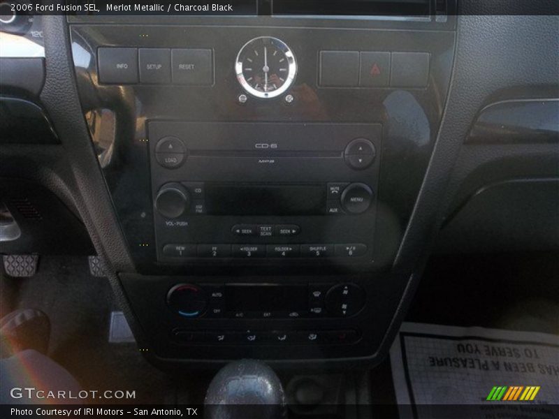 Merlot Metallic / Charcoal Black 2006 Ford Fusion SEL