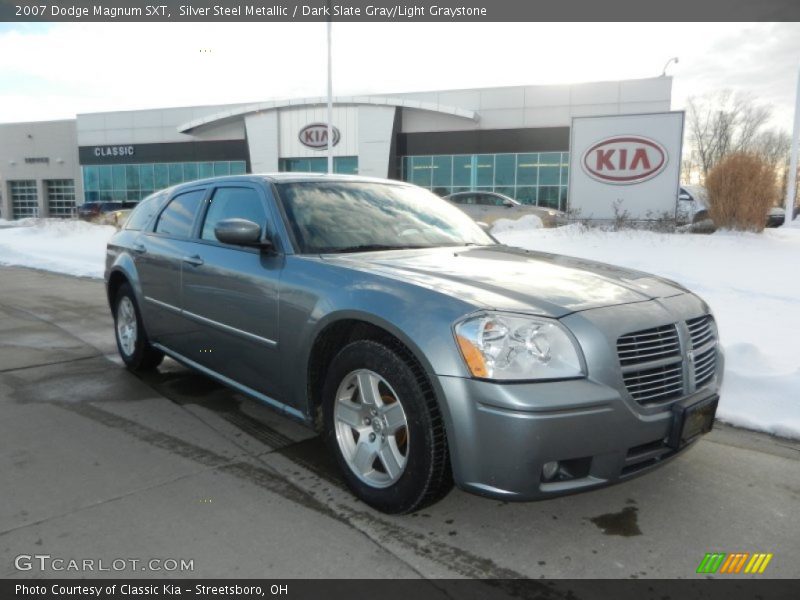 Silver Steel Metallic / Dark Slate Gray/Light Graystone 2007 Dodge Magnum SXT