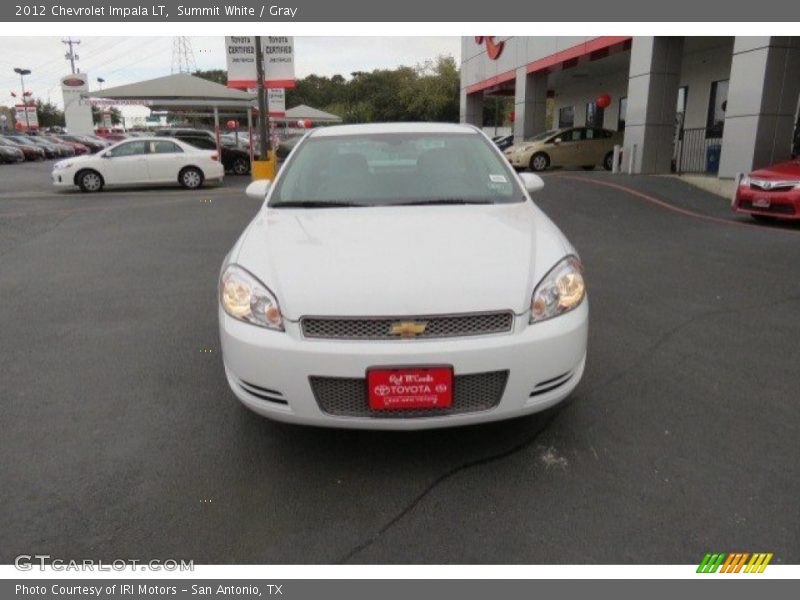 Summit White / Gray 2012 Chevrolet Impala LT