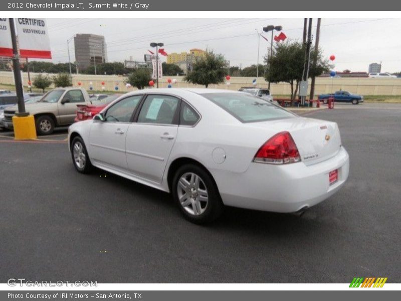 Summit White / Gray 2012 Chevrolet Impala LT