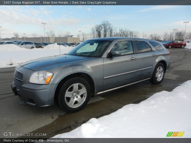 Silver Steel Metallic / Dark Slate Gray/Light Graystone 2007 Dodge Magnum SXT